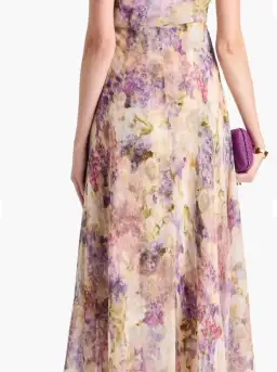 Zimmermann The Lyrical Gather Sleeve Midi in Dreamy Floral Size 0/Au 8 for rent on The Volte - image 4