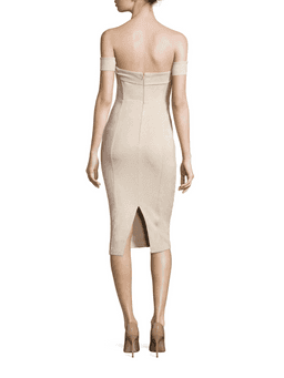 MISHA Jackie Dress Nude Buff Size 10/M for rent on The Volte - image 3