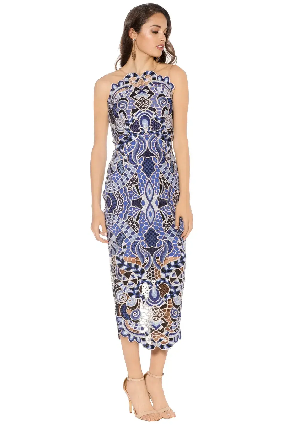 Thurley Blues Festival Dress Blue Size 10 for rent on The Volte - main image