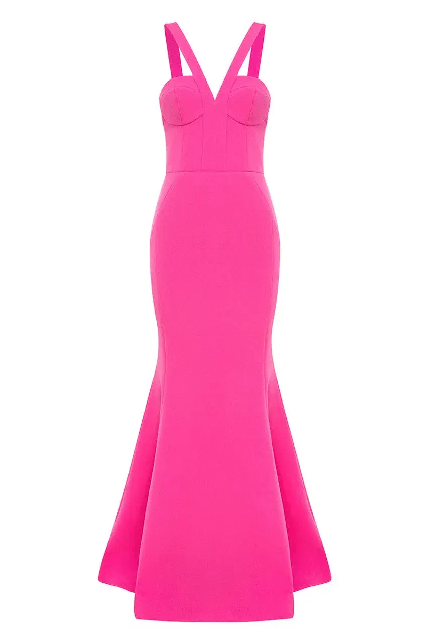 Rebecca Vallance Rosanna Gown Pink Size 8 for rent on The Volte - main image