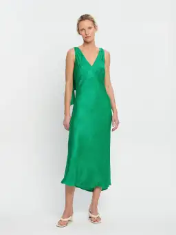 Kivari Adriana Maxi Dress Emerald Green Size 12 for rent on The Volte - image 1