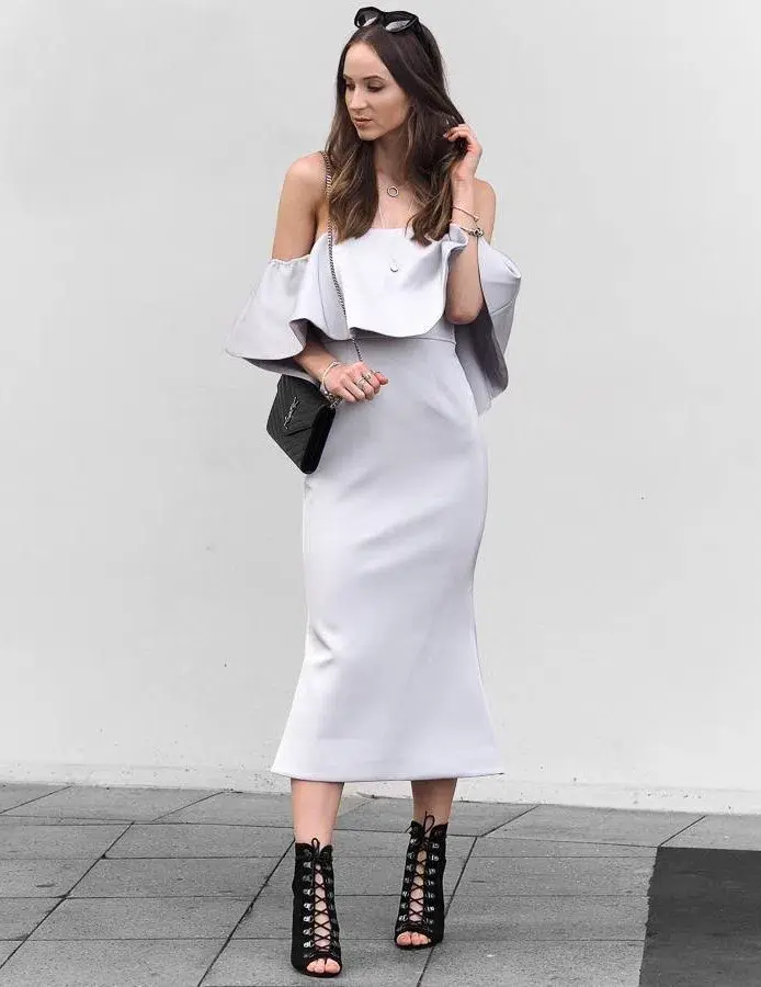 Talulah Without You Midi Dress Blue Size M for rent on The Volte - main image