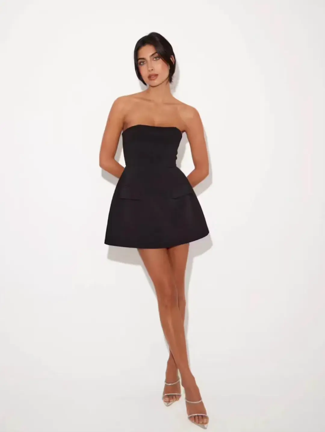 Odd Muse The Ultimate Muse Strapless Dress in Black Size AU M/12 for rent on The Volte - main image