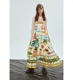 Alemais Paradiso Sundress Print Size AU 8