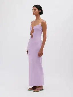Christopher Esber Salacia Wire Column Dress Pink Size 8 for rent on The Volte - image 3
