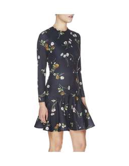 Lover Elder flower Scuba Dress Black Size 14 for rent on The Volte - image 1