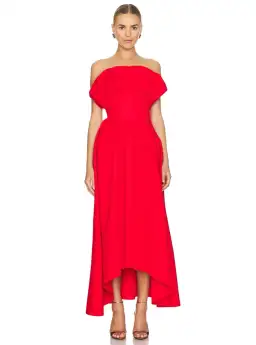 Elliatt Laurel Maxi Dress in Red Size S / AU 8 for rent on The Volte - image 1