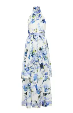 Aje Sienna Maxi Dress Lavenders of Provence Print Size 10 for rent on The Volte - image 5