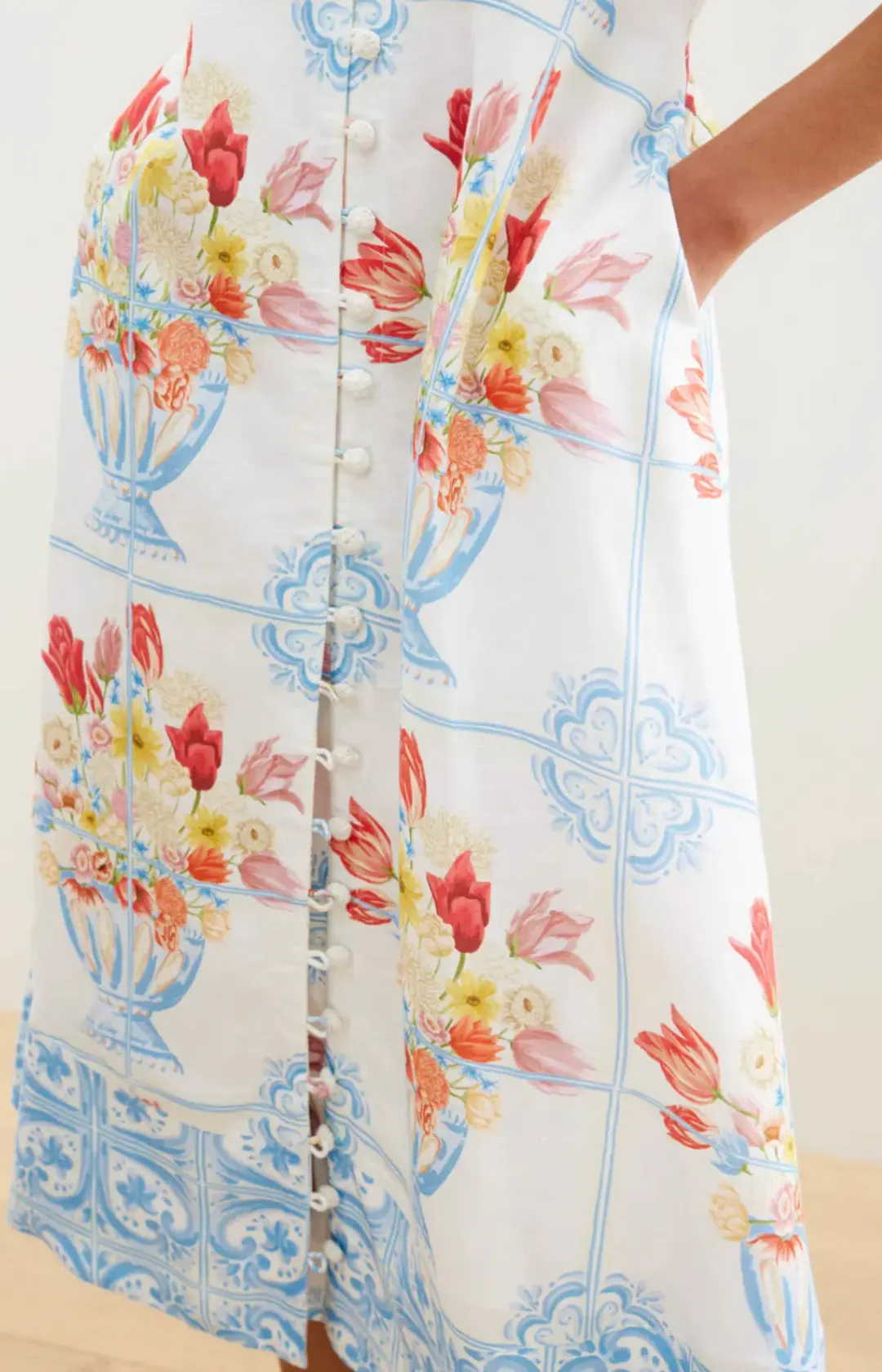 Binny Viva La Frida Midi Dress Multi Size 8 for rent on The Volte - main image