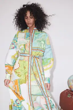 Alemais Atlas Shirt Dress Multi Size 8 for rent on The Volte - image 4