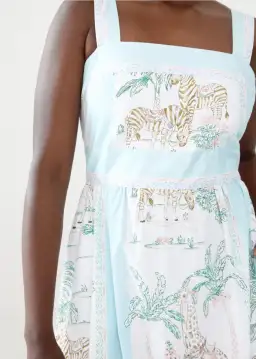 Binny Lake Malawi Midi Dress Print Size 8 for rent on The Volte - image 2