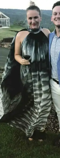 Camilla Halter Neck Gown One Size for rent on The Volte - image 4