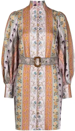 Zimmermann Luminous Mixed Ribbon Mini Dress Floral Size 0P/ AU 6 / US 2 for rent on The Volte - image 5