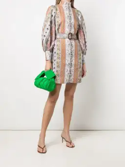 Zimmermann Luminous Mixed Ribbon Mini Dress Floral Size 0P/ AU 6 / US 2 for rent on The Volte - image 2