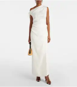 Sir The Label Tamara Linen Maxi Dress Ivory Size 1 / AU 8 for rent on The Volte - image 1