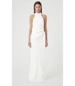 Camilla and Marc Foxglove Dress in White Size AU 12 for rent on The Volte - image 1