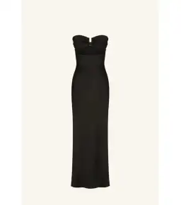Shona Joy Camille Strapless Cut Out Midi Dress Black Size AU 8 for rent on The Volte - image 6
