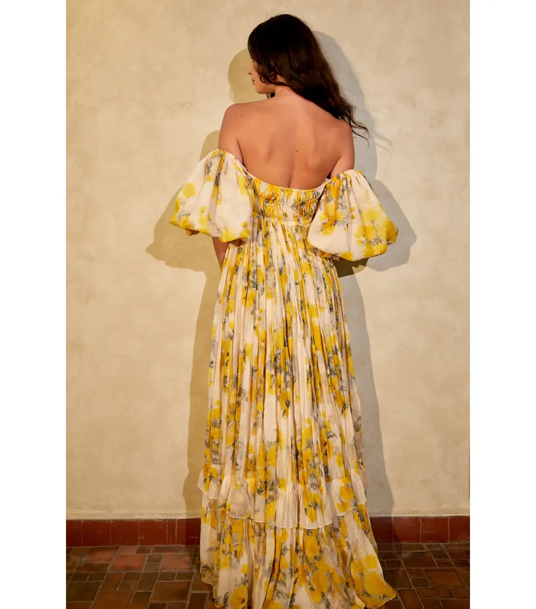 Rooh Collective Poppy Zephyr Maxi Dress Floral Size AU 8 for rent on The Volte - main image
