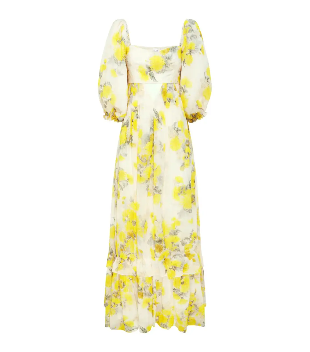 Rooh Collective Poppy Zephyr Maxi Dress Floral Size AU 8 for rent on The Volte - main image