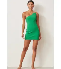 Bec & Bridge Emerald Avenue Mini Dress Green Size AU 6