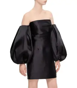 Solace London Bella Mini Dress Black Size AU 10 for rent on The Volte - image 3