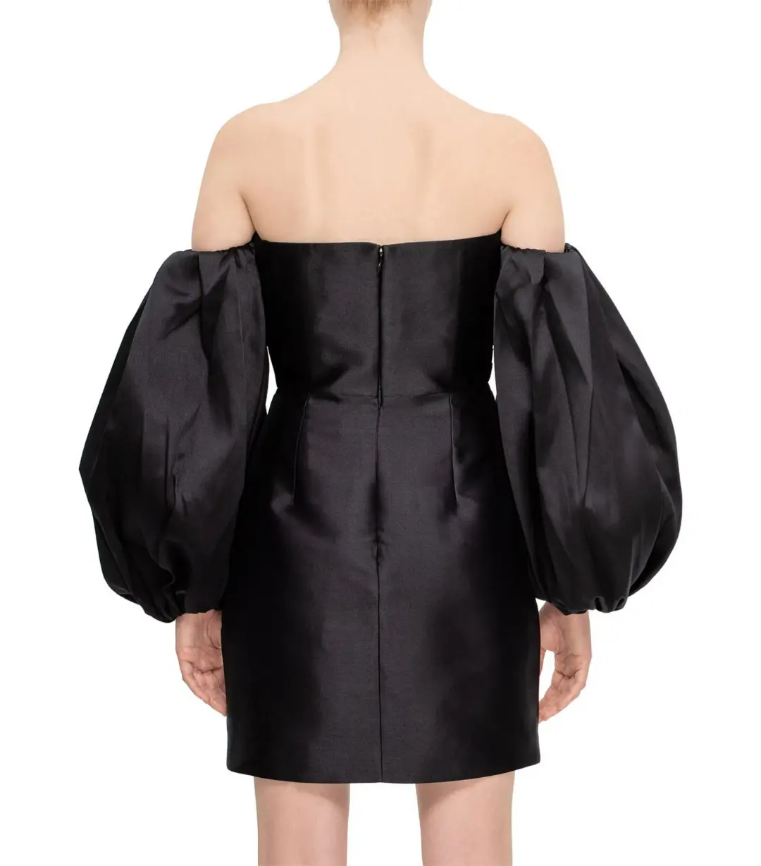 Solace London Bella Mini Dress Black Size AU 10 for rent on The Volte - main image