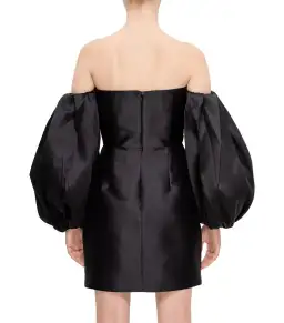 Solace London Bella Mini Dress Black Size AU 10 for rent on The Volte - image 4