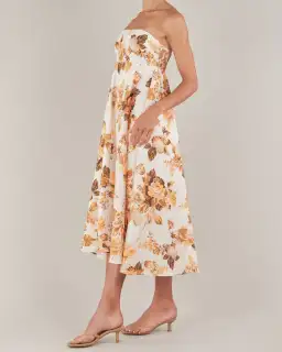 Amelius Saint Lucia Linen Maxi Dress size 6. for rent on The Volte - image 4