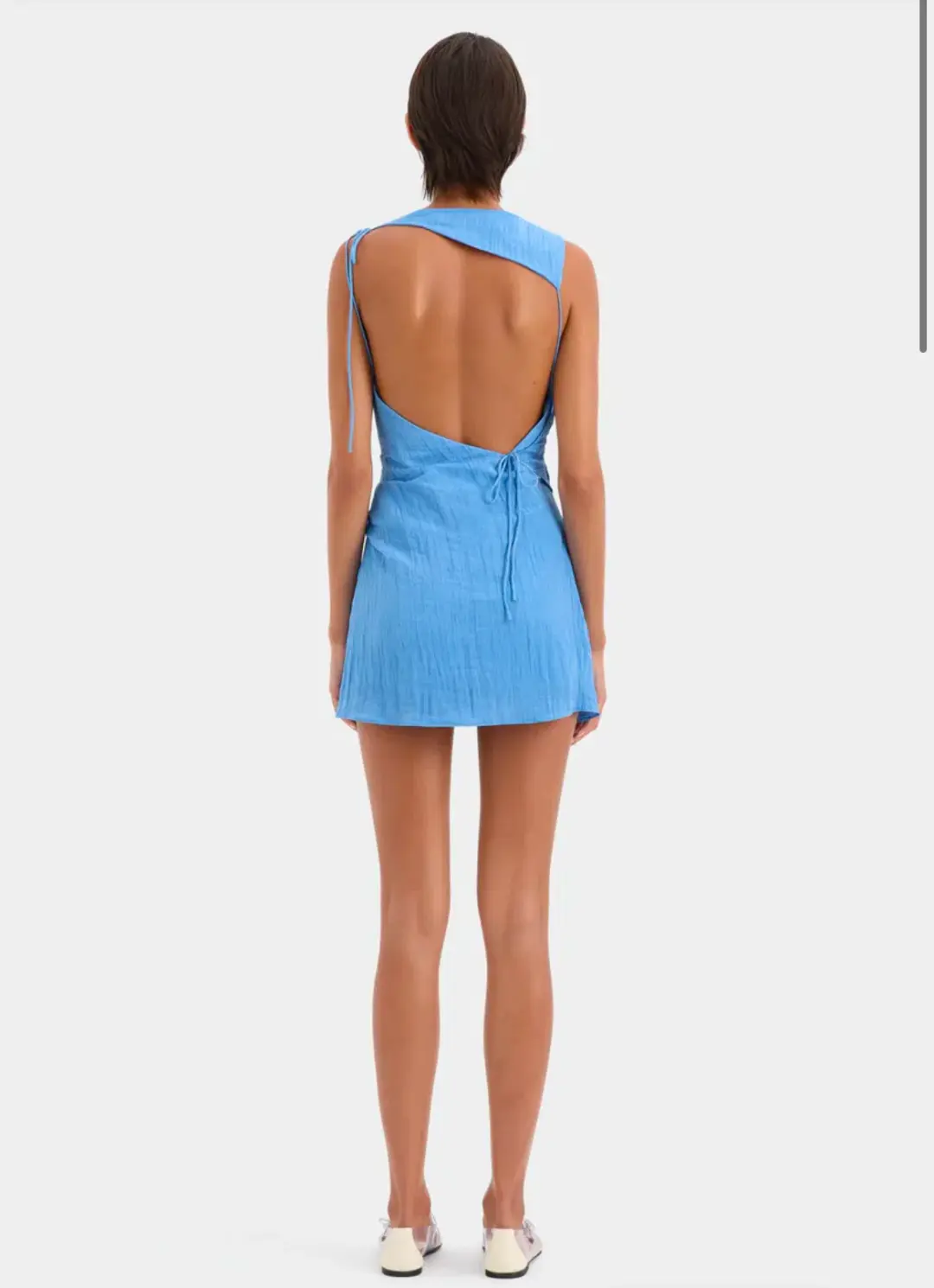 Sir the Label Ligera Mini Dress in Cornflour Size 2/AU 10 for rent on The Volte - main image