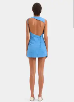 Sir the Label Ligera Mini Dress in Cornflour Size 2/AU 10 for rent on The Volte - image 2