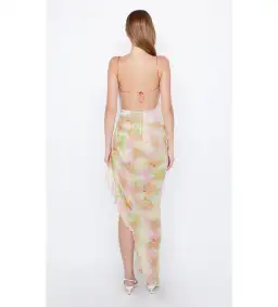 Bec & Bridge Zephy Asym Dress Pink Blossom Size 10 for rent on The Volte - image 3