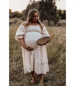 Bird & Kite Isabella Dress in Rose Milk Size XS / AU 8 for rent on The Volte - image 3