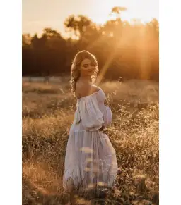 Bird & Kite Isabella Dress in Rose Milk Size XS / AU 8 for rent on The Volte - image 1