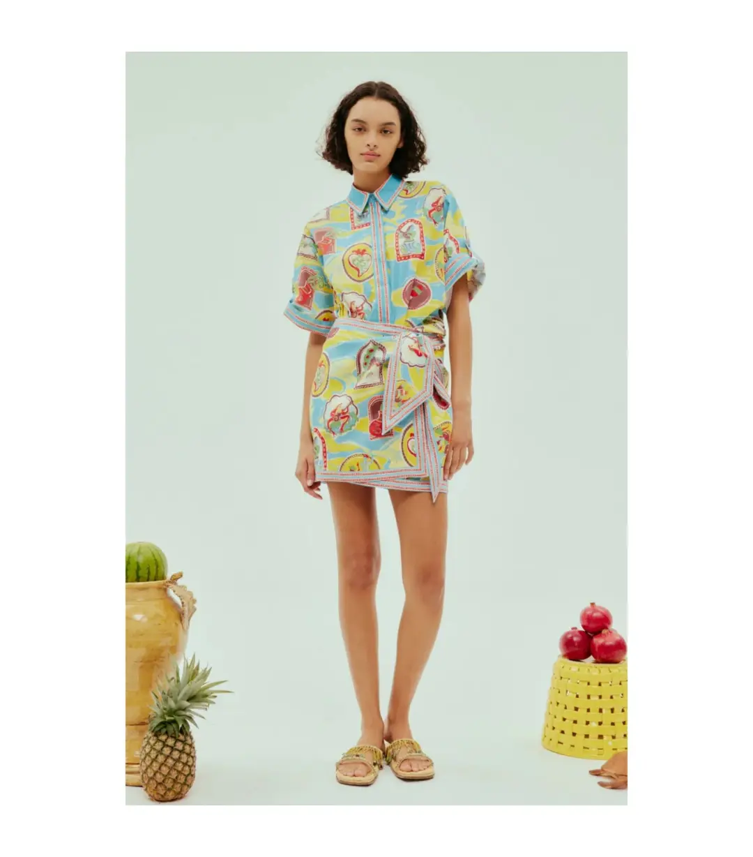 Alemais Emilio Shirt Multi Size AU 12 for rent on The Volte - main image