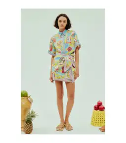 Alemais Emilio Shirt Multi Size AU 12 for rent on The Volte - image 1