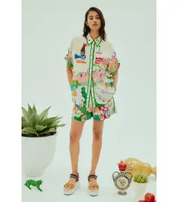 Alemais Nadia Shirt in Multi Size AU 14 for rent on The Volte - image 1