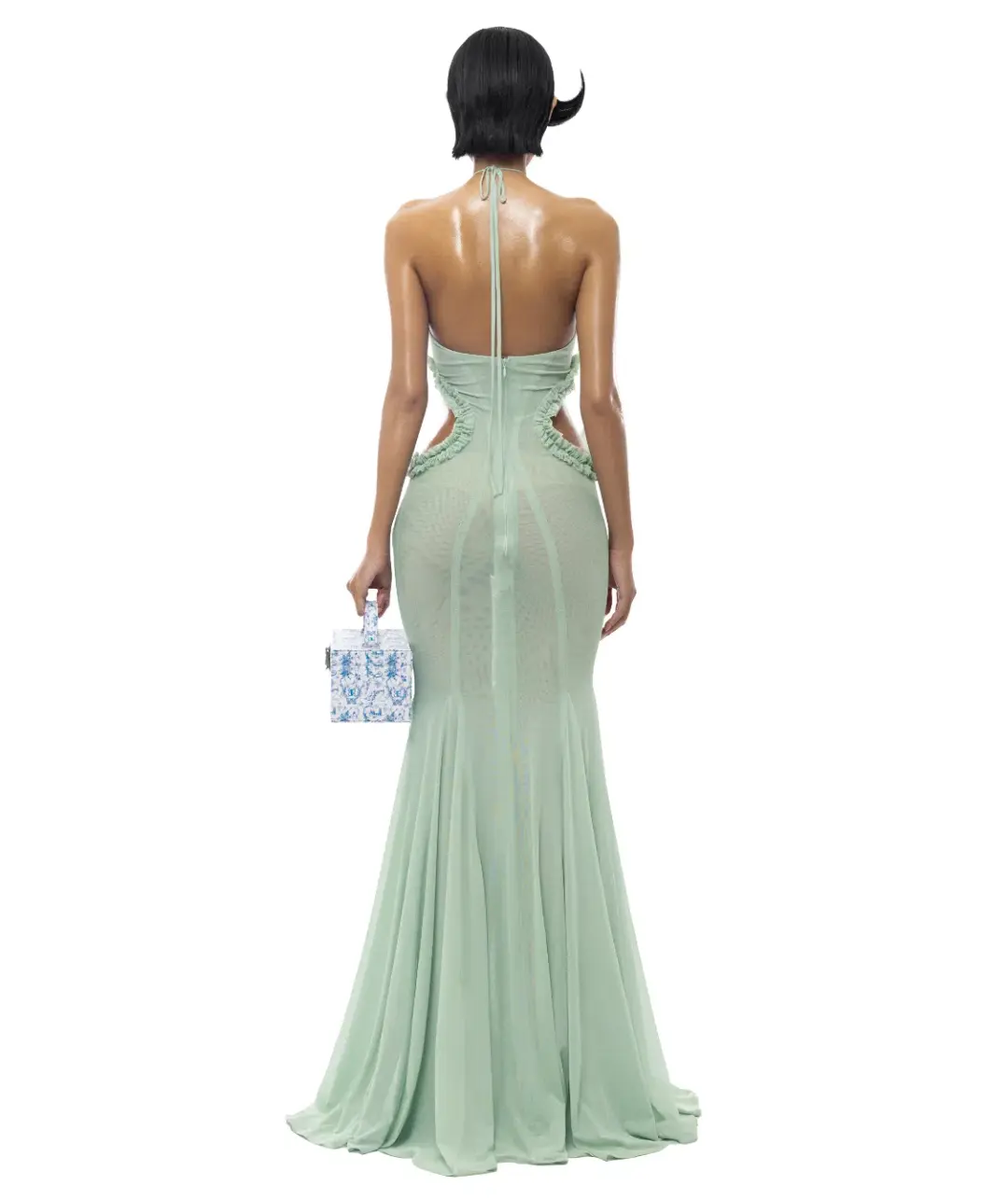 Huelleyrose Darya Dress Green Size S / AU 8 for rent on The Volte - main image