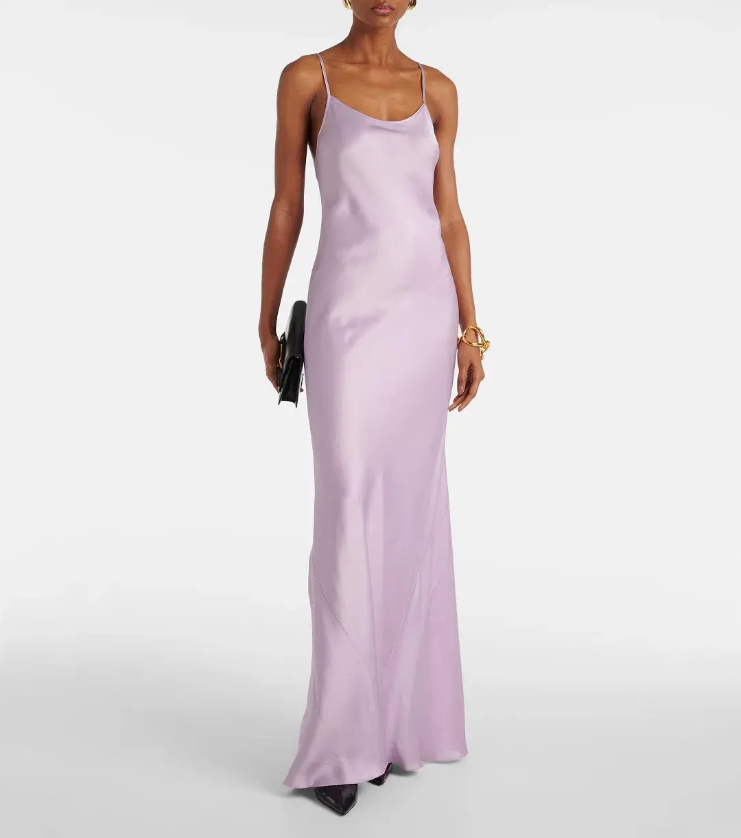 Victoria Beckham Satin Gown Petunia Size 10 for rent on The Volte - main image