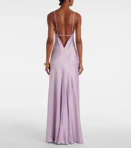 Victoria Beckham Satin Gown Petunia Size 10 for rent on The Volte - image 3