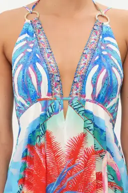 Camilla Flamenco Flamingo Tiered Dress with Hardware Size 14/L for rent on The Volte - image 2