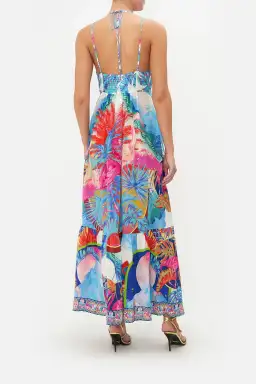 Camilla Flamenco Flamingo Tiered Dress with Hardware Size 14/L for rent on The Volte - image 3