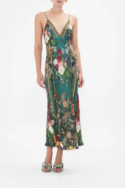 Camilla Verdis World V Neck Bias Slip Floral Size L / AU 14 for rent on The Volte - image 1