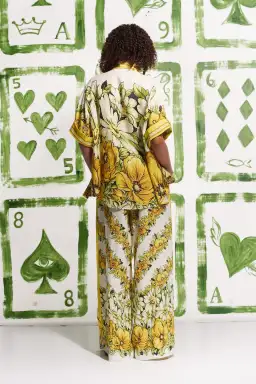 Alemais Gisela Linen Shirt Floral Size 14 for rent on The Volte - image 3