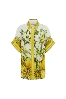 Alemais Gisela Linen Shirt Floral Size 14 for rent on The Volte - image 5