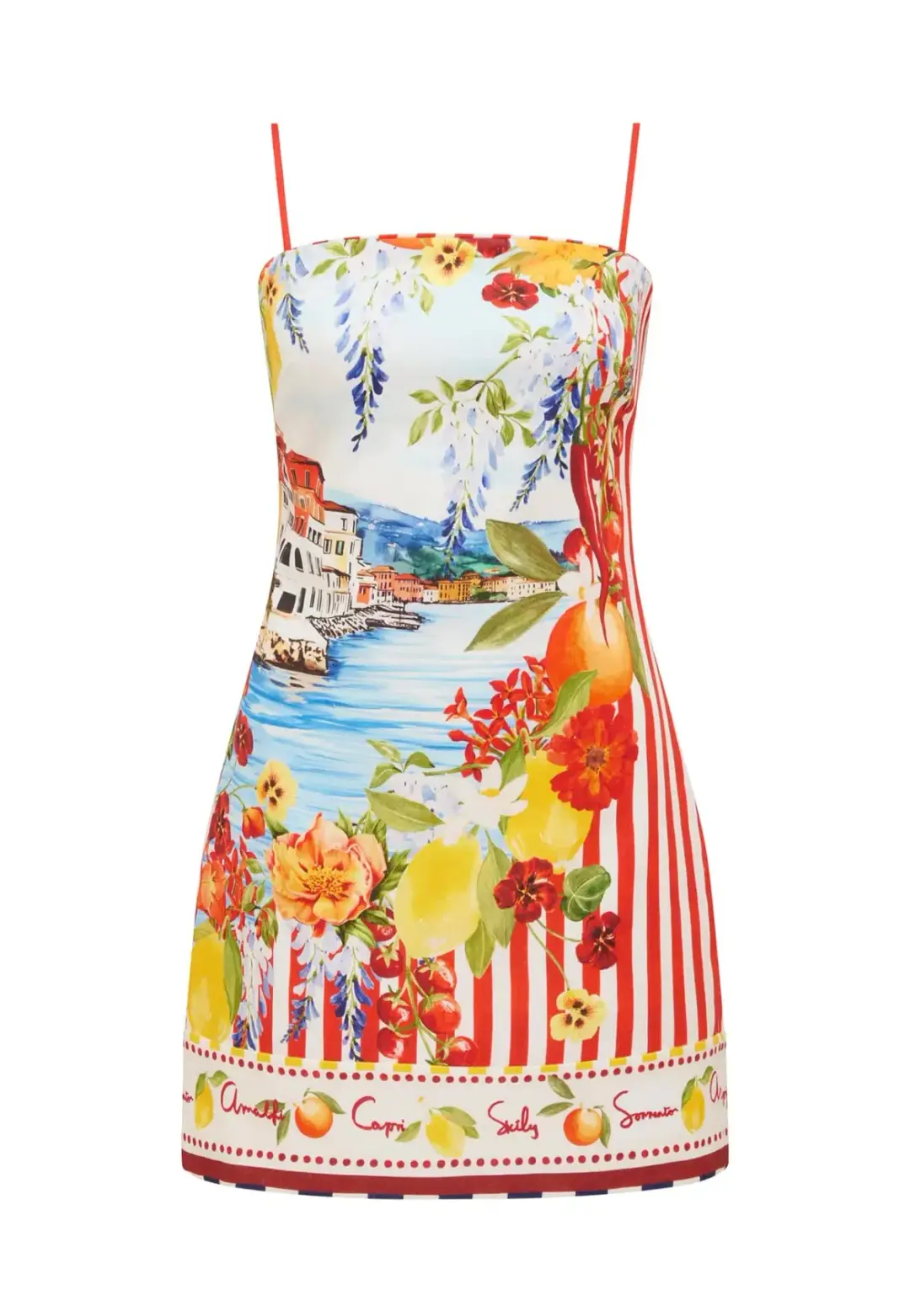 Forever New Sierra Printed Mini Dress in Multi Size AU 10 for rent on The Volte - main image