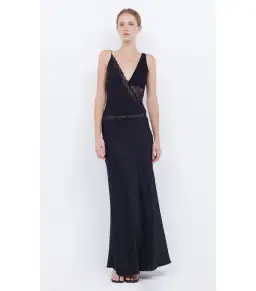 Bec & Bridge Abrielle Lace Maxi Dress Black Size AU 6 for rent on The Volte - image 1