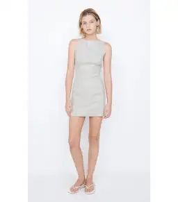 Bec & Bridge Caro Mini Dress in Stone Size AU 8 for rent on The Volte - image 1