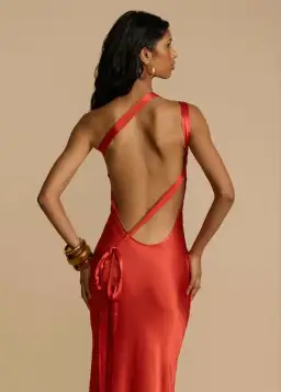 Arcina Ori Monqiue Dress Rust Size S / AU 8 for rent on The Volte - image 3