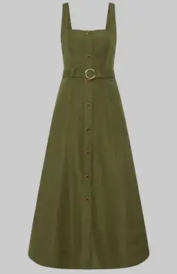 AJE Axle Utility Midi Dress Size 10 for rent on The Volte - image 4