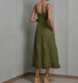 AJE Axle Utility Midi Dress Size 10 for rent on The Volte - image 2